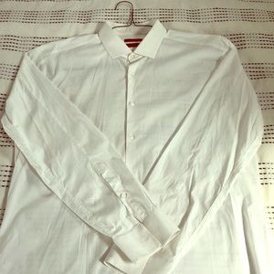 Hugo Boss slim fit stretch dress shirt